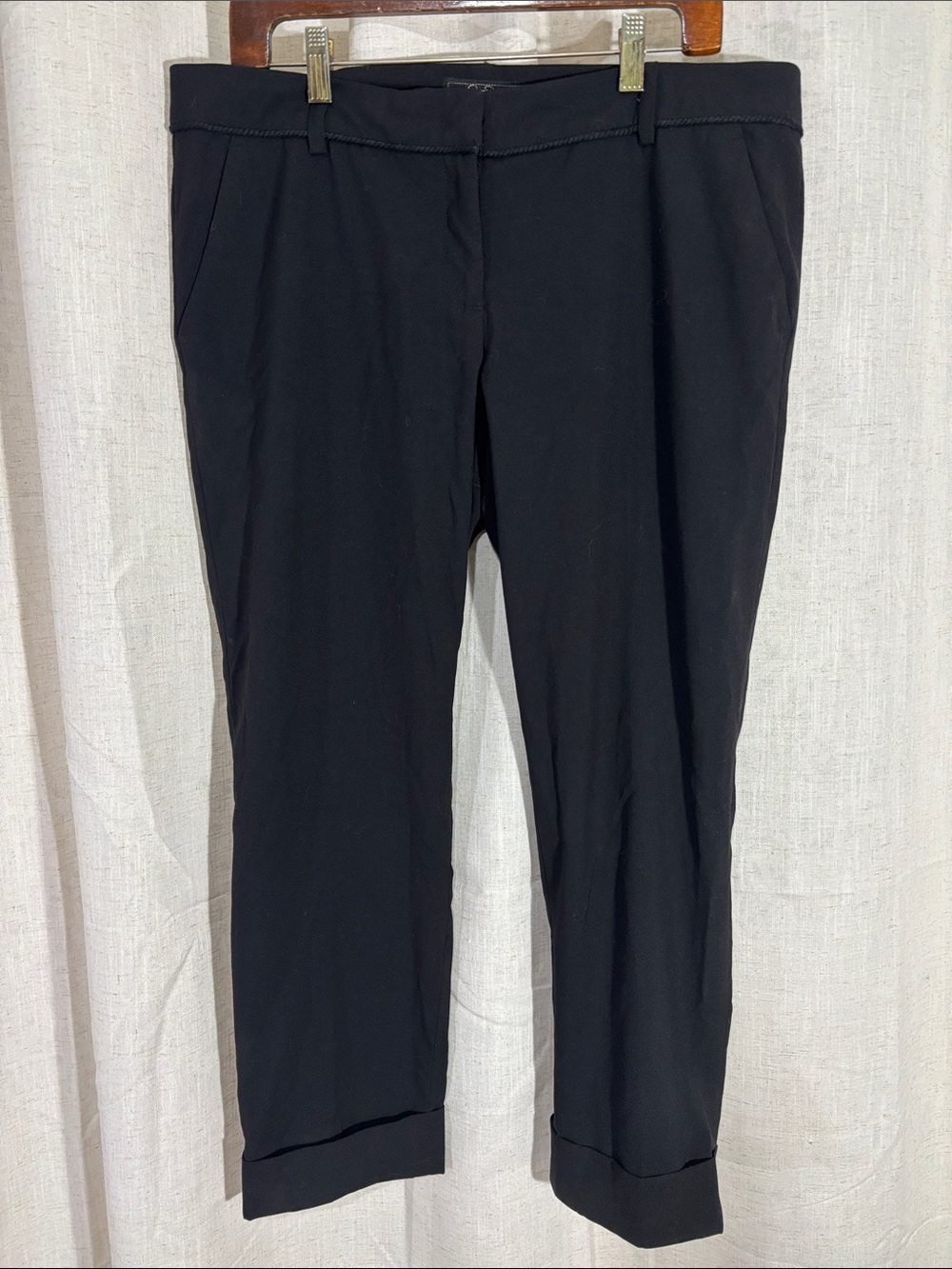 Jessica Simpson Black Cropped Dress Pants